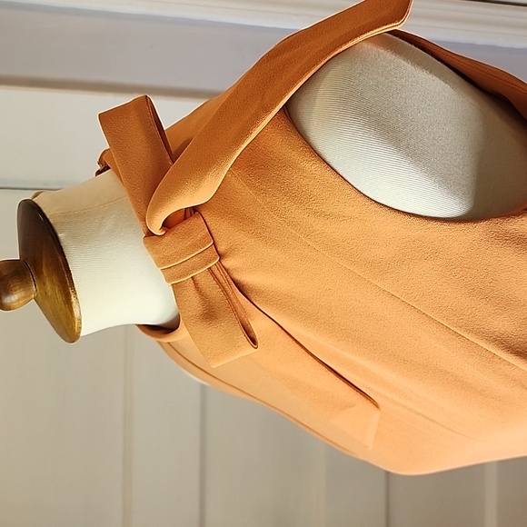 NWT Calvin Klein Sleeveless Bow Neck Sheath Dress, Size 8 - Picture 11 of 14